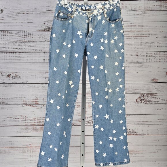 Be Bop Star Spangled Jean Size 31" Waist Band - Picture 1 of 2
